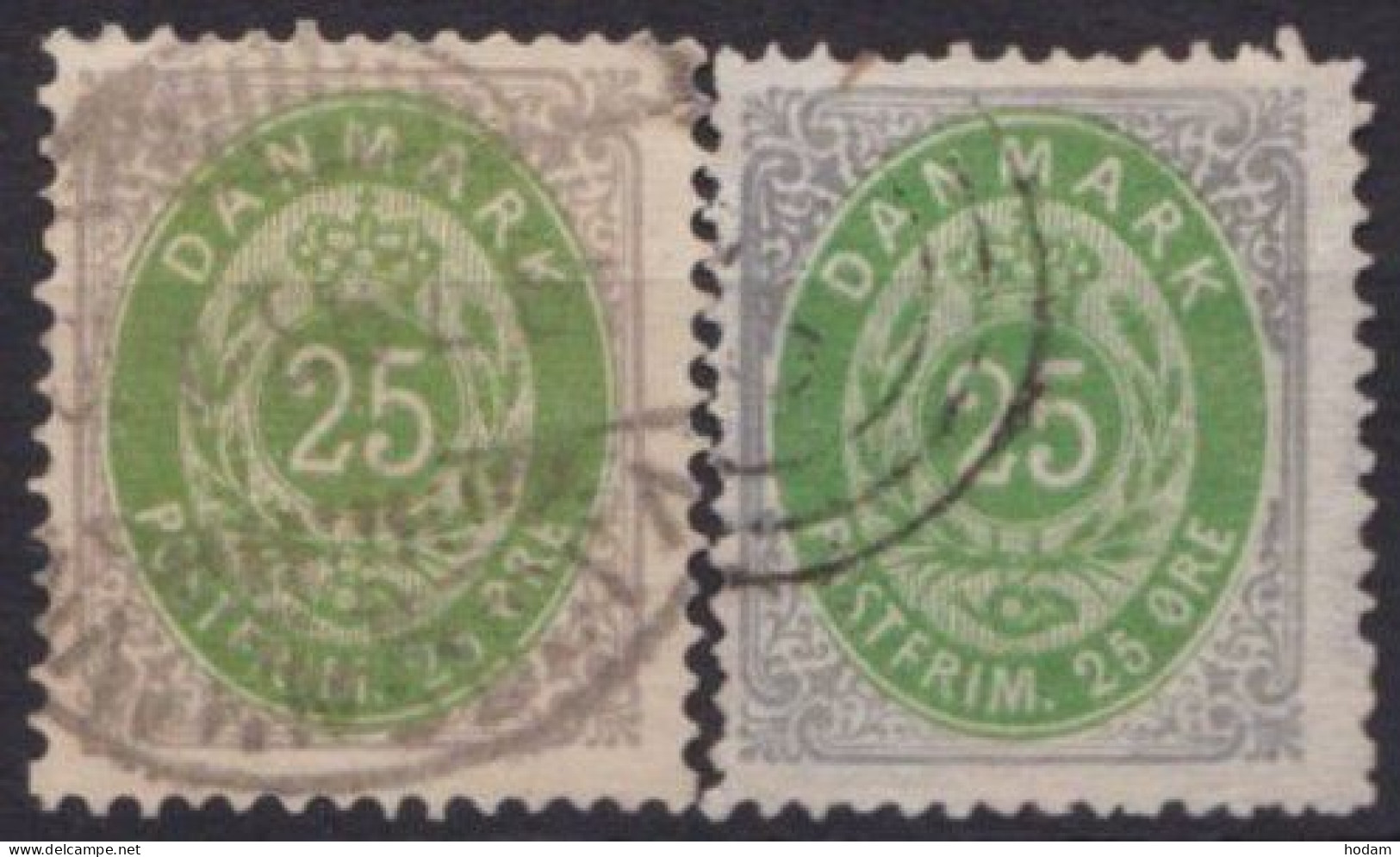 MiNr 29 IYA, 2 Werte, Orts- Bzw. Ring-Stempel - Used Stamps