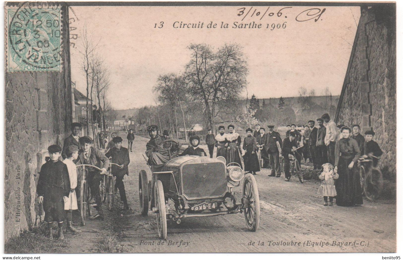 CPA Du Circuit De La Sarthe 1906. - Sonstige & Ohne Zuordnung