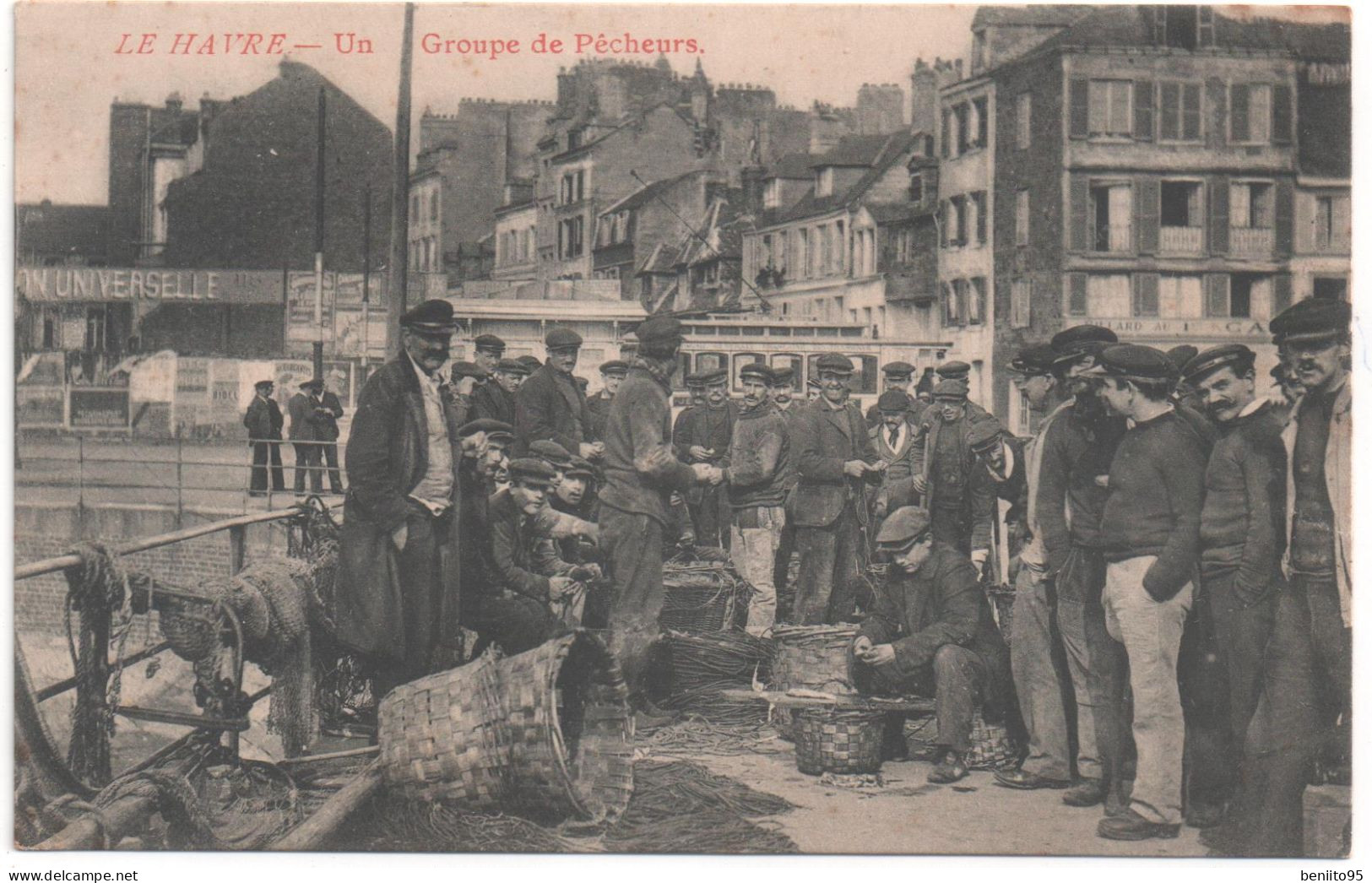 CPA Du HAVRE - Un Groupe De Pêcheurs. - Haven