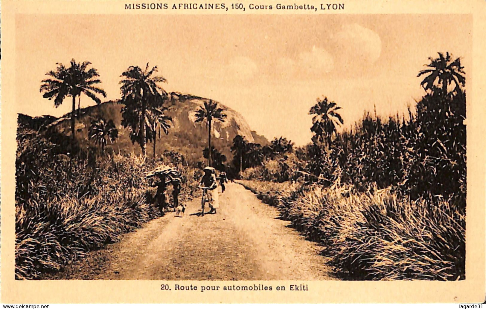 BENIN - Route Pour Automobiles En Ekiti - Missions Africaines - Benin