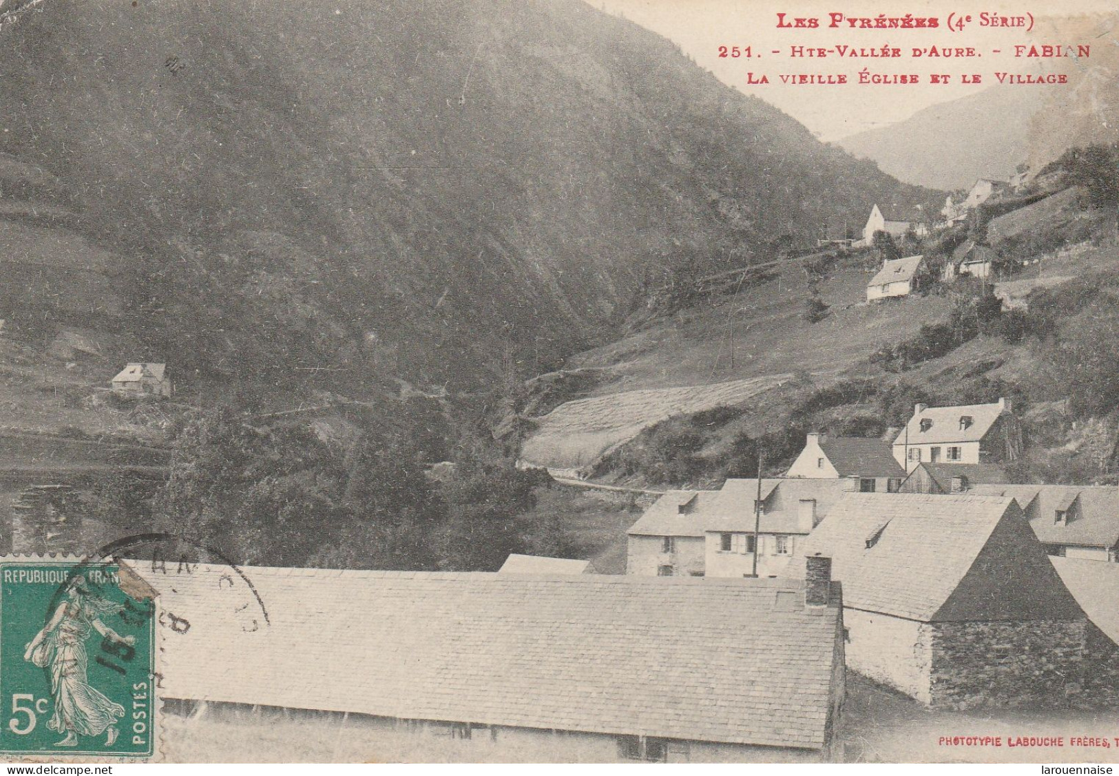 65 - ARAGNOUET - Fabian - La Vieille Eglise Et Le Village - Aragnouet