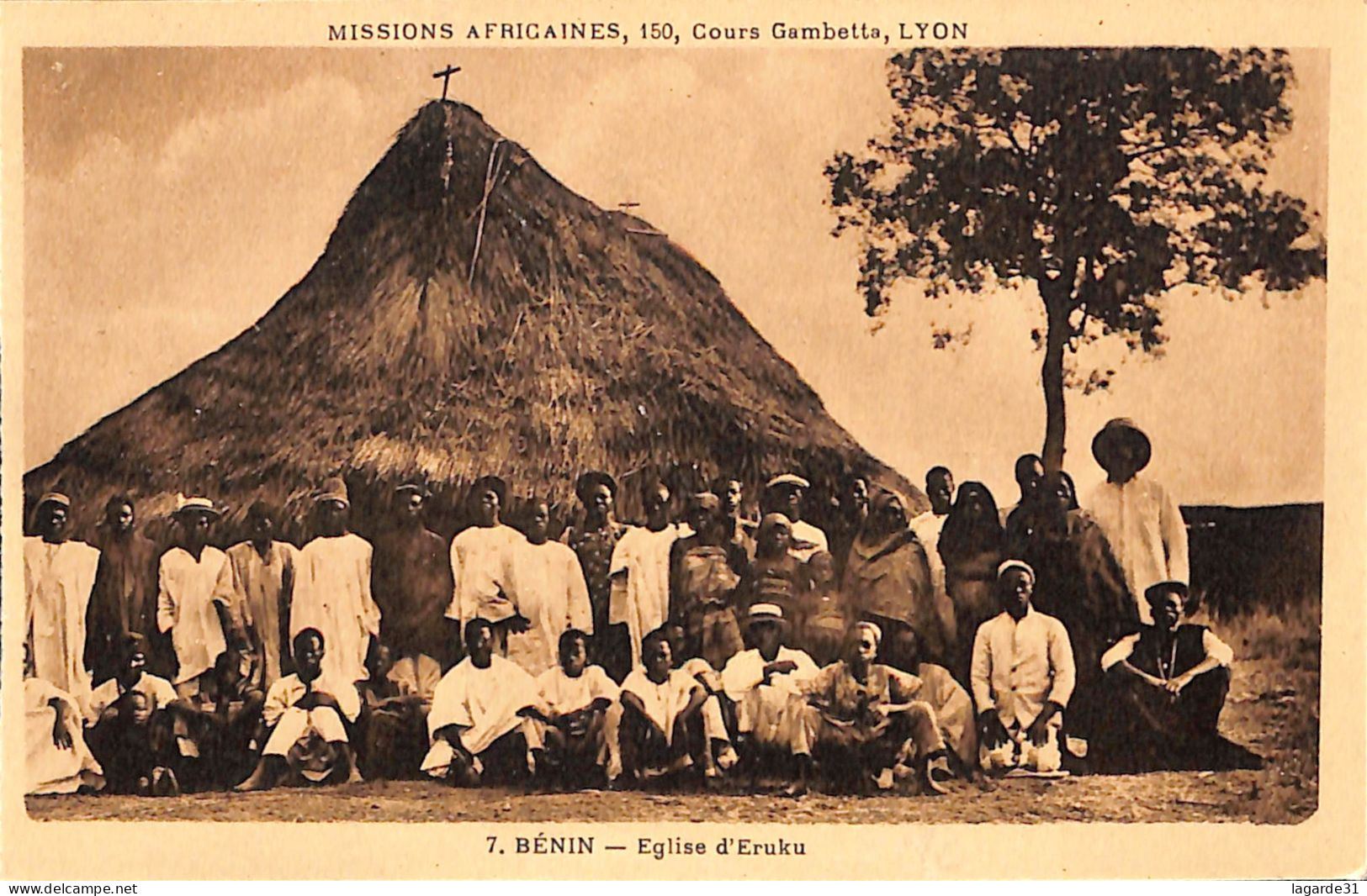 BENIN - ( Afrique ) - église D'eruku - Missions Africaines - Benin