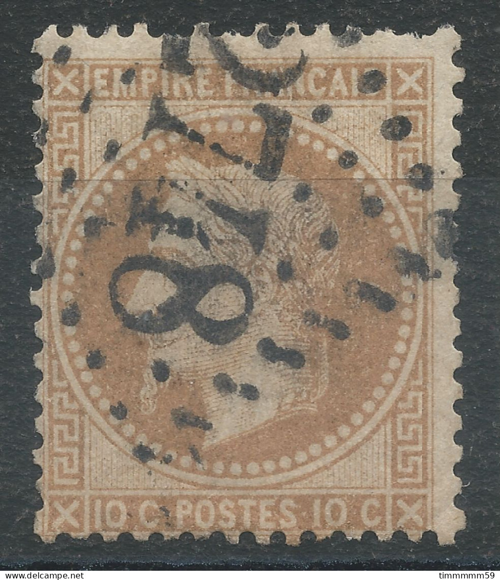 Lot N°77089   N°28A, Oblitéré GC 2748 Orthez, Basses-Pyrénées (64), Indice 3 - 1863-1870 Napoléon III Lauré