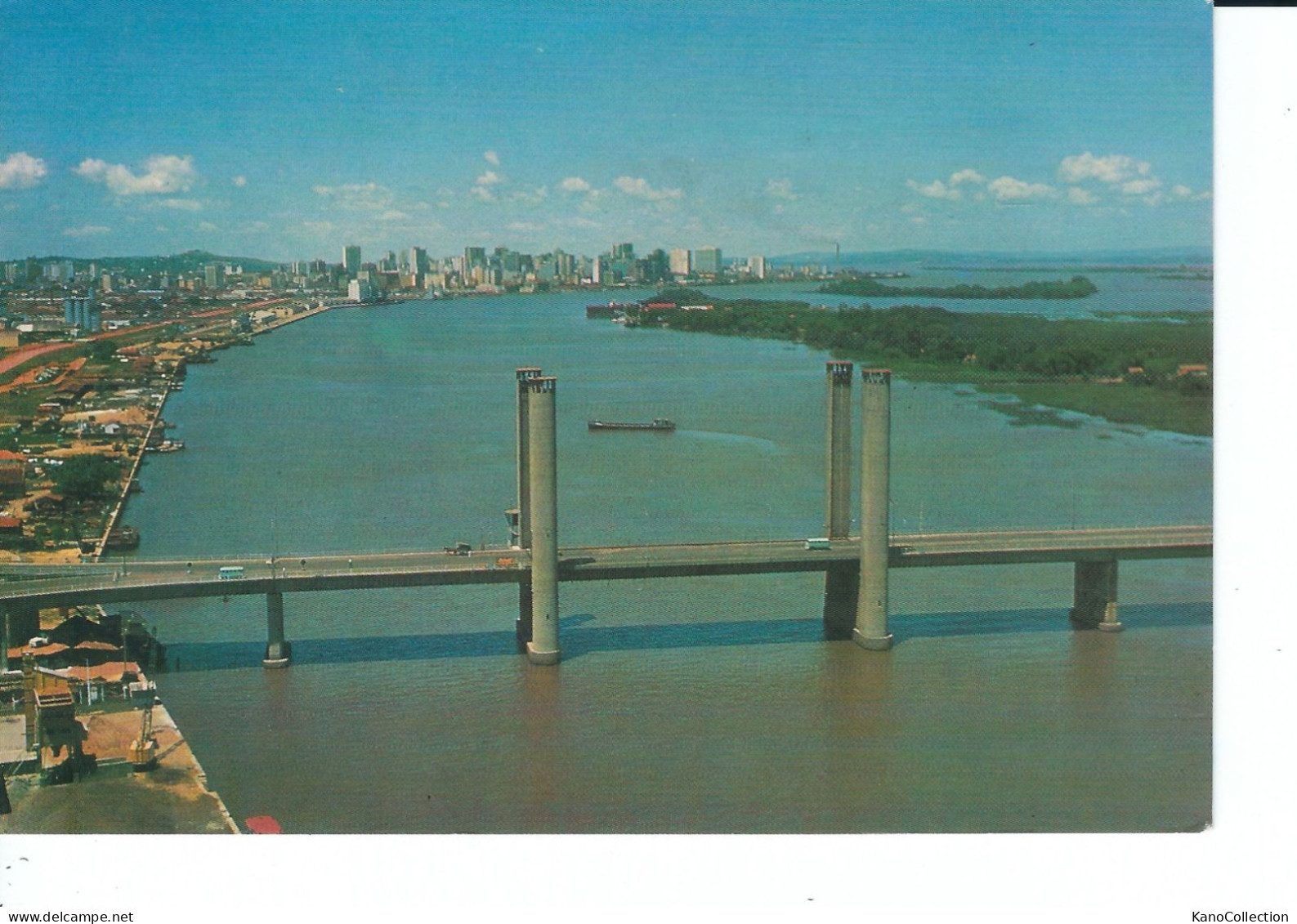 Porto Alegre, Brücke über Den Rio Guaiba, Gelaufen 1969 - Porto Alegre