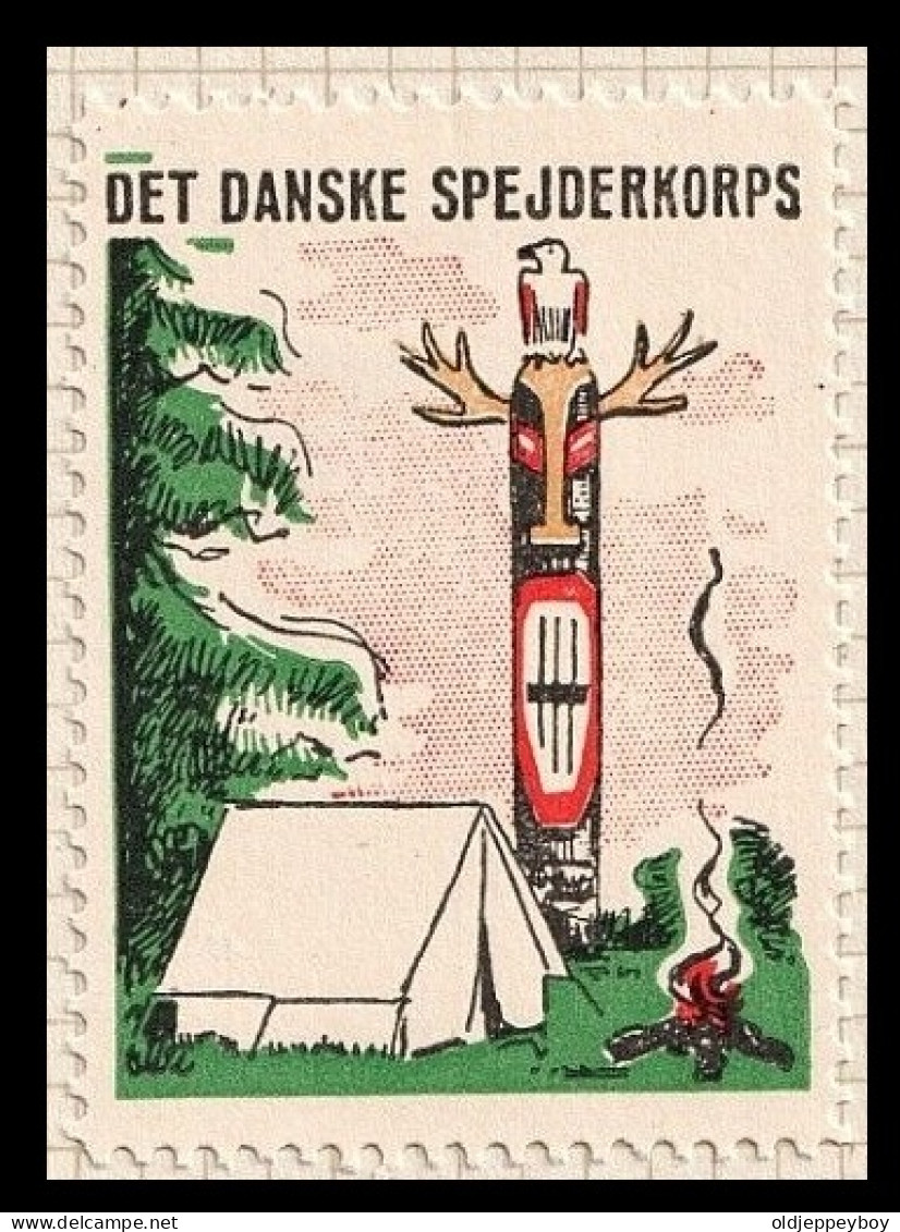 Reklamemarke  DENMARK DANMARK Dänemark DANSKE SPEJDERKORPS Scouting Pfadfinder Scouts VIGNETTE CINDERELLA - Ungebraucht