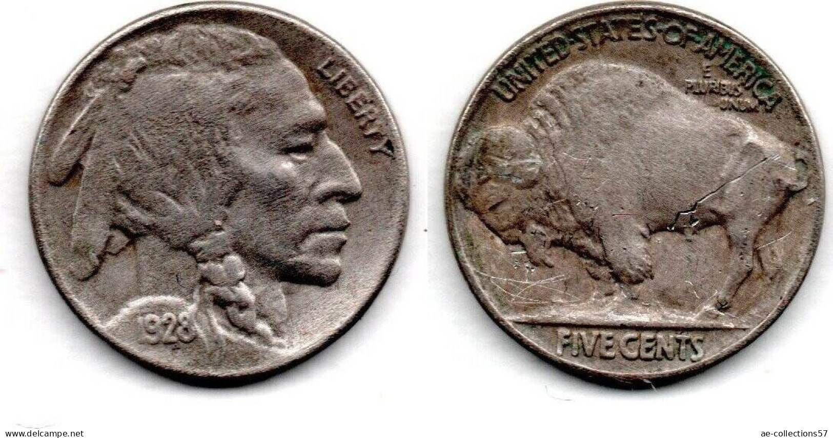 MA 23611 // USA 5 Cents 1928   TB+ - 1913-1938: Buffalo