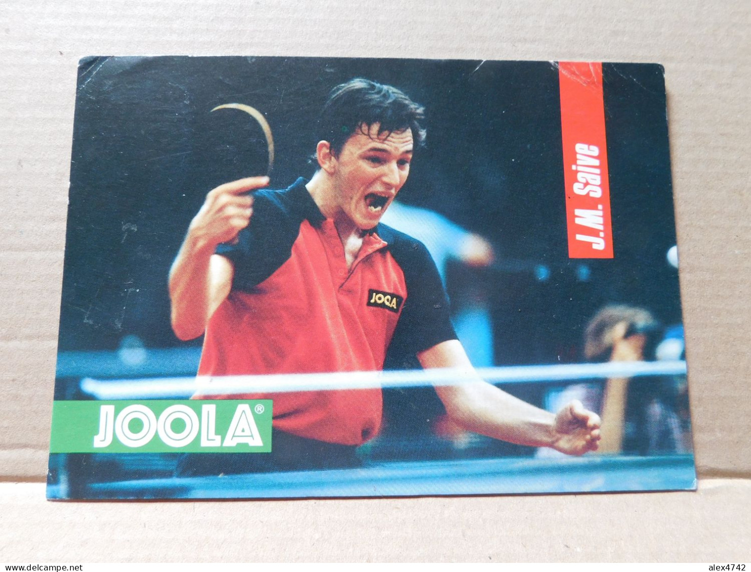 Tennis De Table, Jean-Michel Saive, Belgian Champion, Joola   (H19) - Tafeltennis