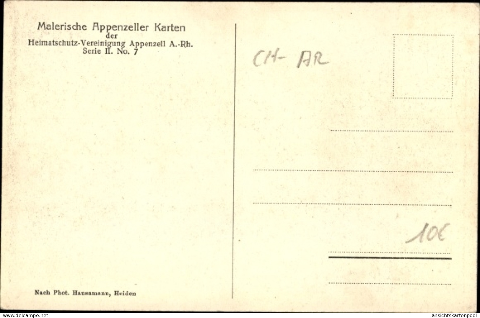 CPA Schwellbrunn Halbkanton Appenzell Außerrhoden, Straßenpartie Im Ort - Schwellbrunn