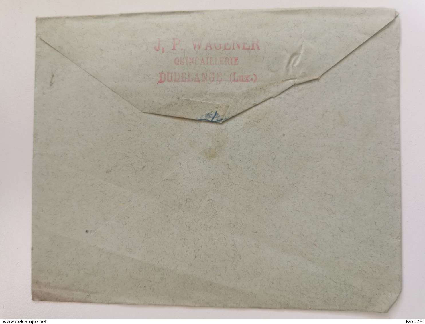 Enveloppe, J. P. Wagener , Dudelange 1930 - Brieven En Documenten