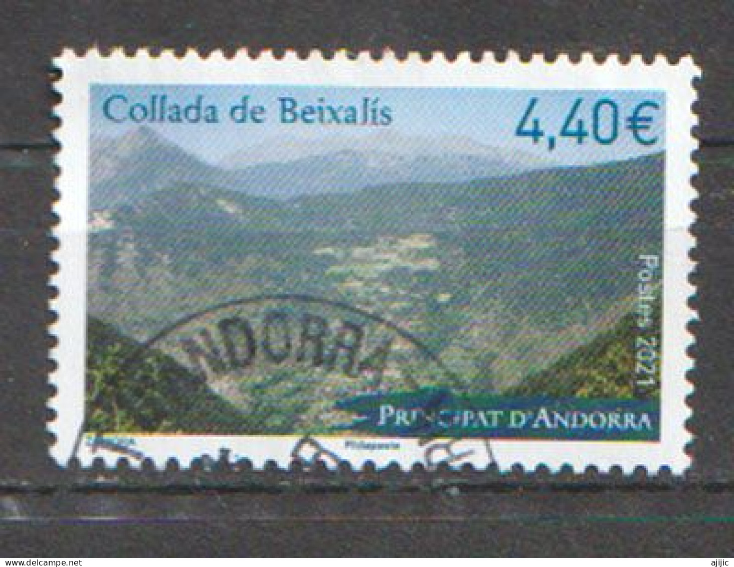 ANDORRA.FR. El Col De Beixalis En El Tour De Francia Y La Vuelta A España ( Usado) Año 2021.Facial Alto 4,40 E - Gebraucht