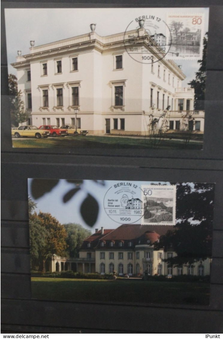 Berlin, Maximumkarte, MK, MC: MiNr. 685-87;  Berliner Ansichten 1982 - Cartoline Maximum