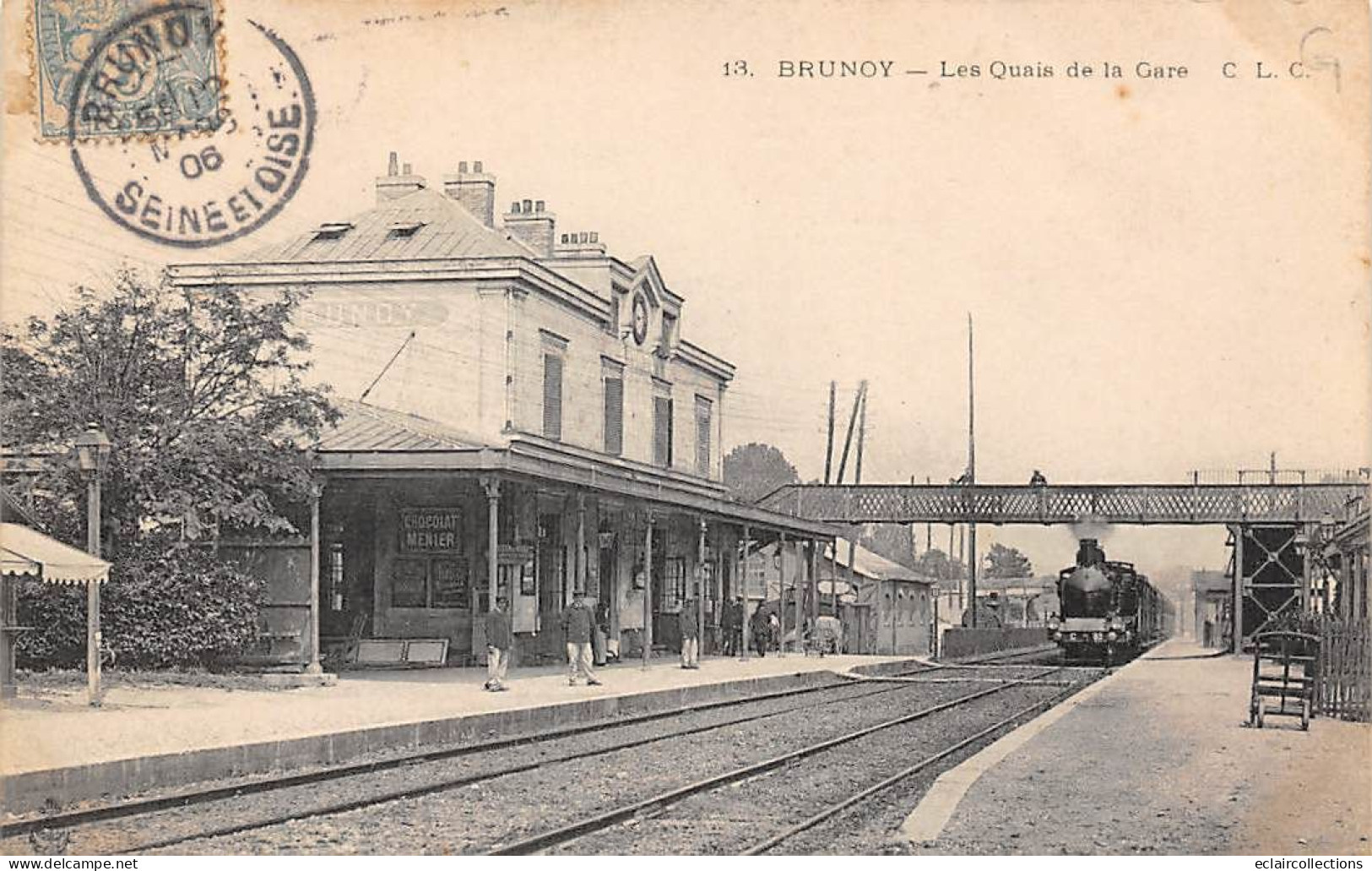 Brunoy            91        Les Quais De La Gare       (voir Scan) - Brunoy