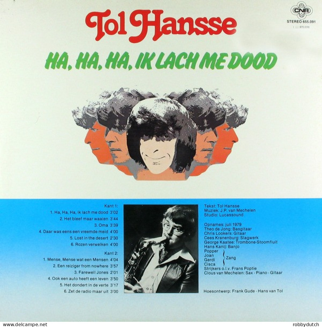 * LP *  TOL HANSSE - HA, HA, IK LACH ME DOOD (Holland 1979 EX) - Comiques, Cabaret