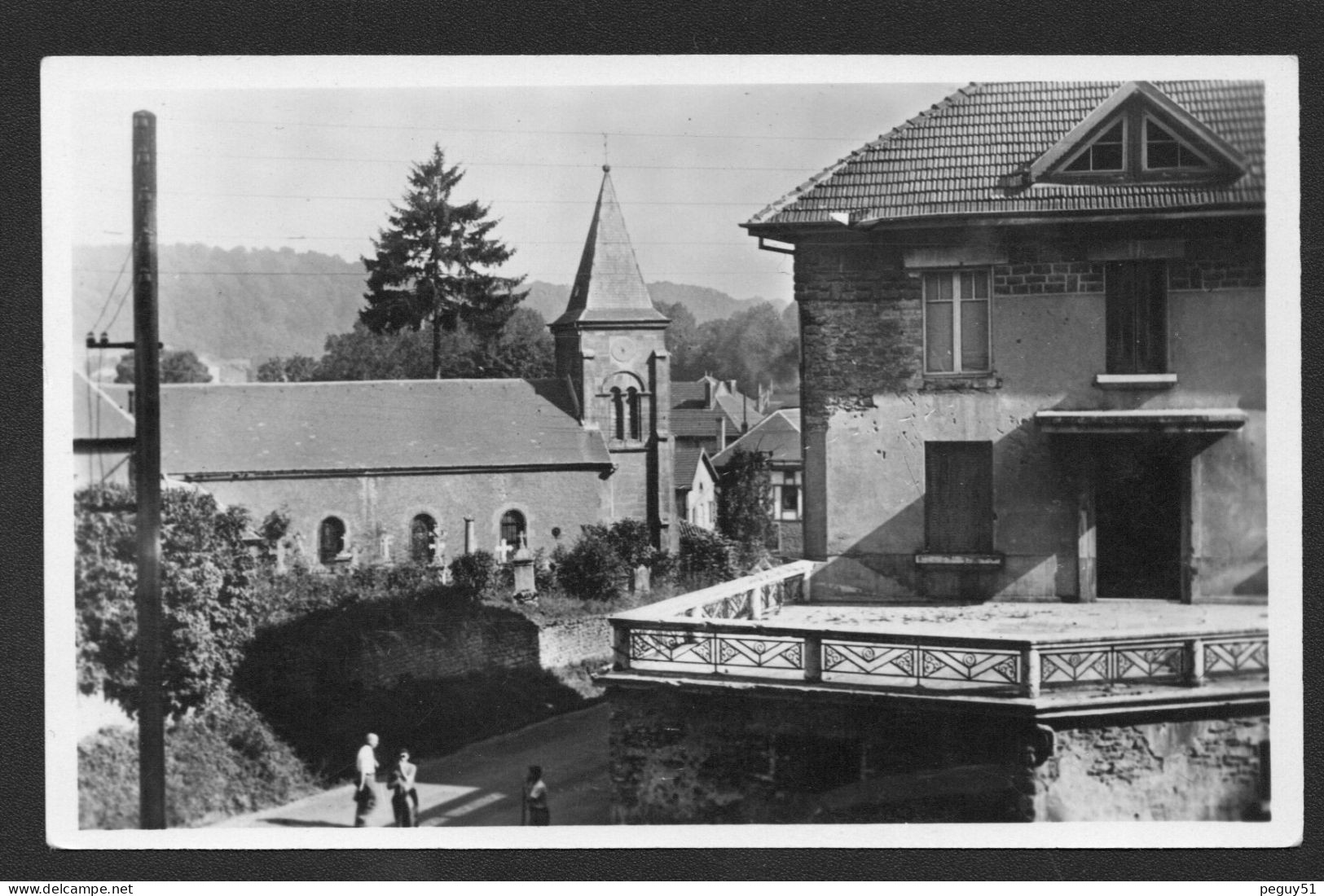 54. Environs De Longwy. Réhon. Eglise Sainte-Geneviève. Rue De Cutry. (1733) - Longwy