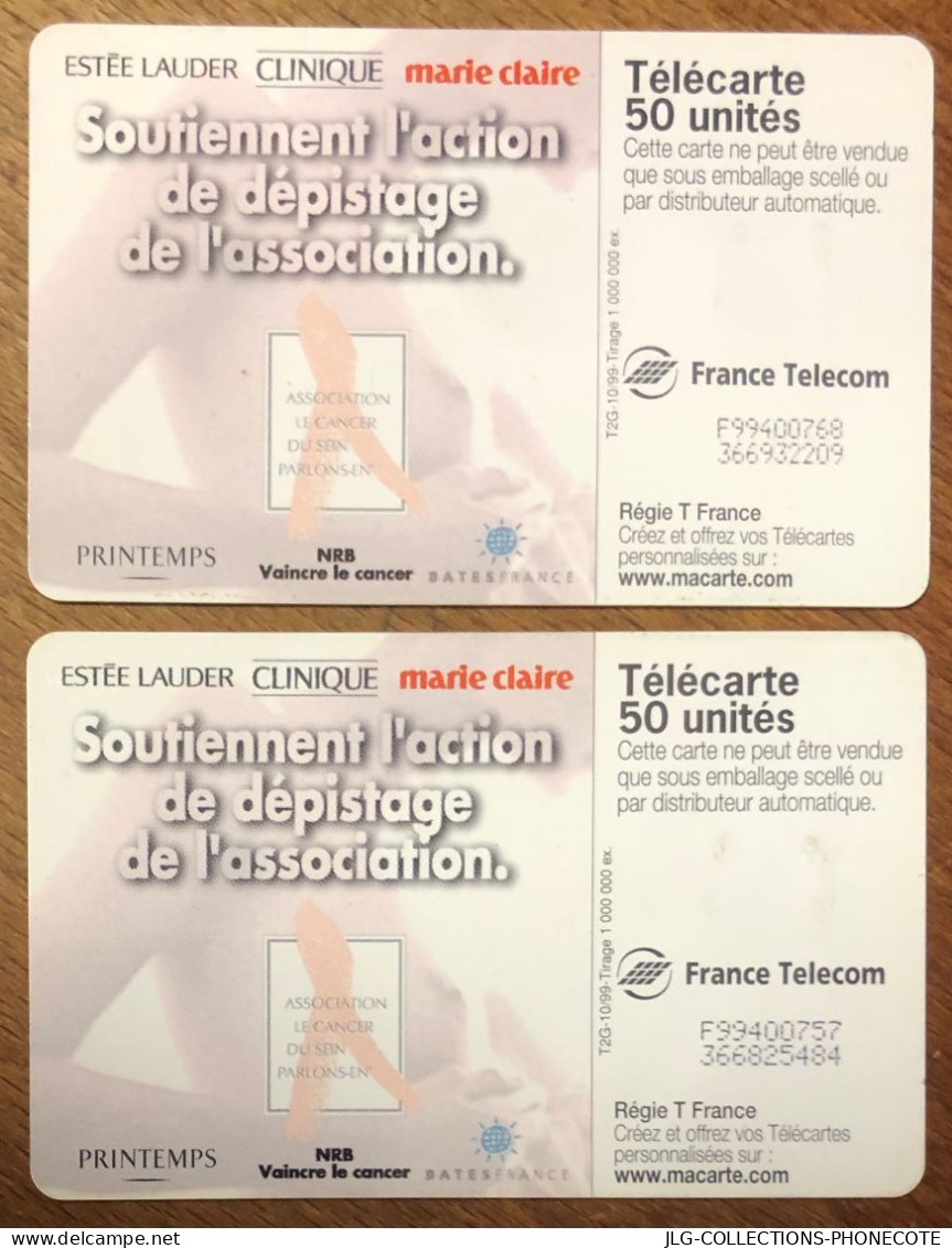 ESTÉE LAUDER TELECARTE REF PHONECOTE F1016 "4" FERMÉ & OUVERT TELEFONKARTE SCHEDA TARJETA PHONECARD PREPAID PREPAYÉE - 1999