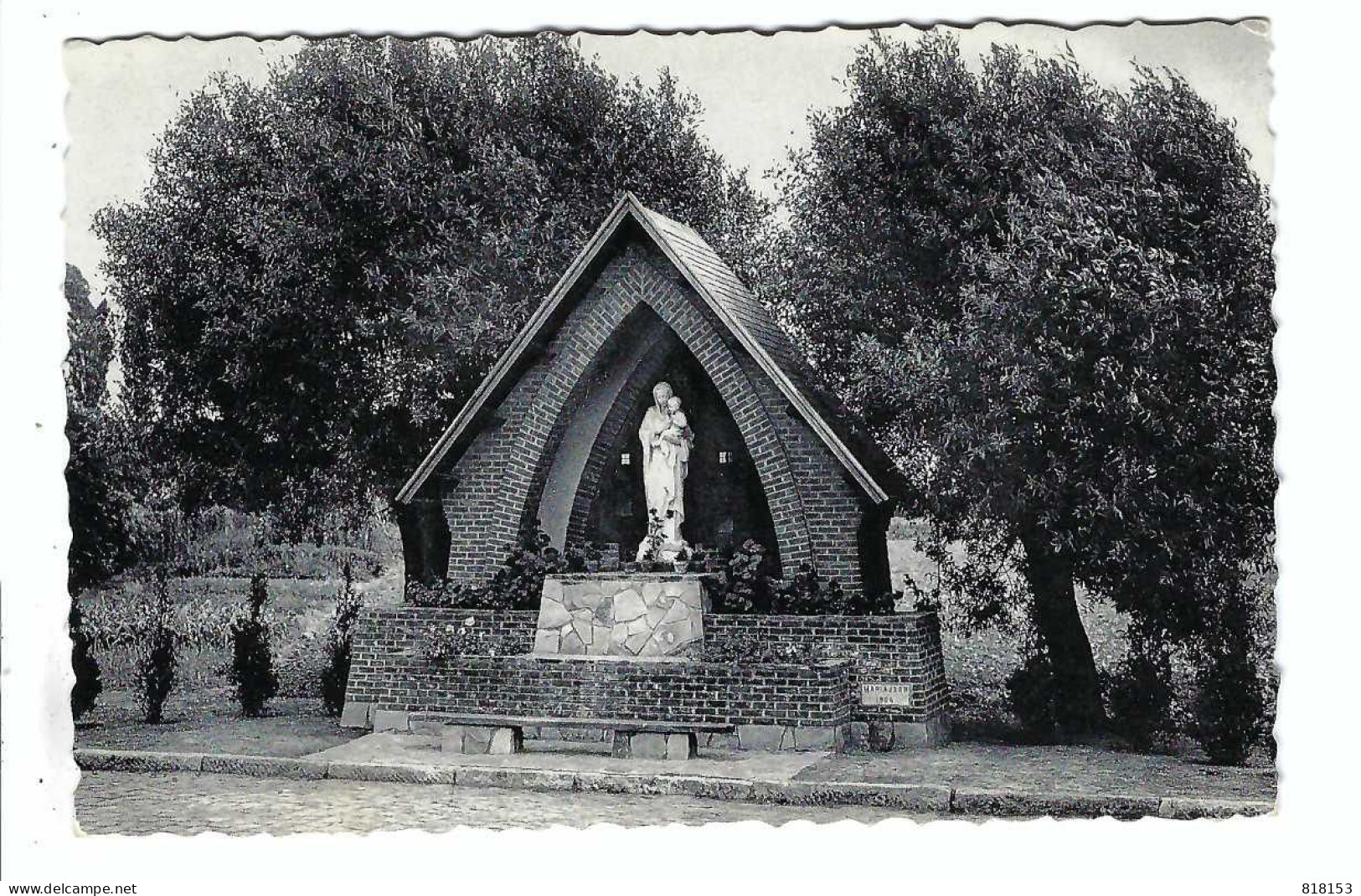 Borsbeek    Kapel V O L Vrouw Maria-Jaar 1954  Beeldh. : Proost - Borsbeek