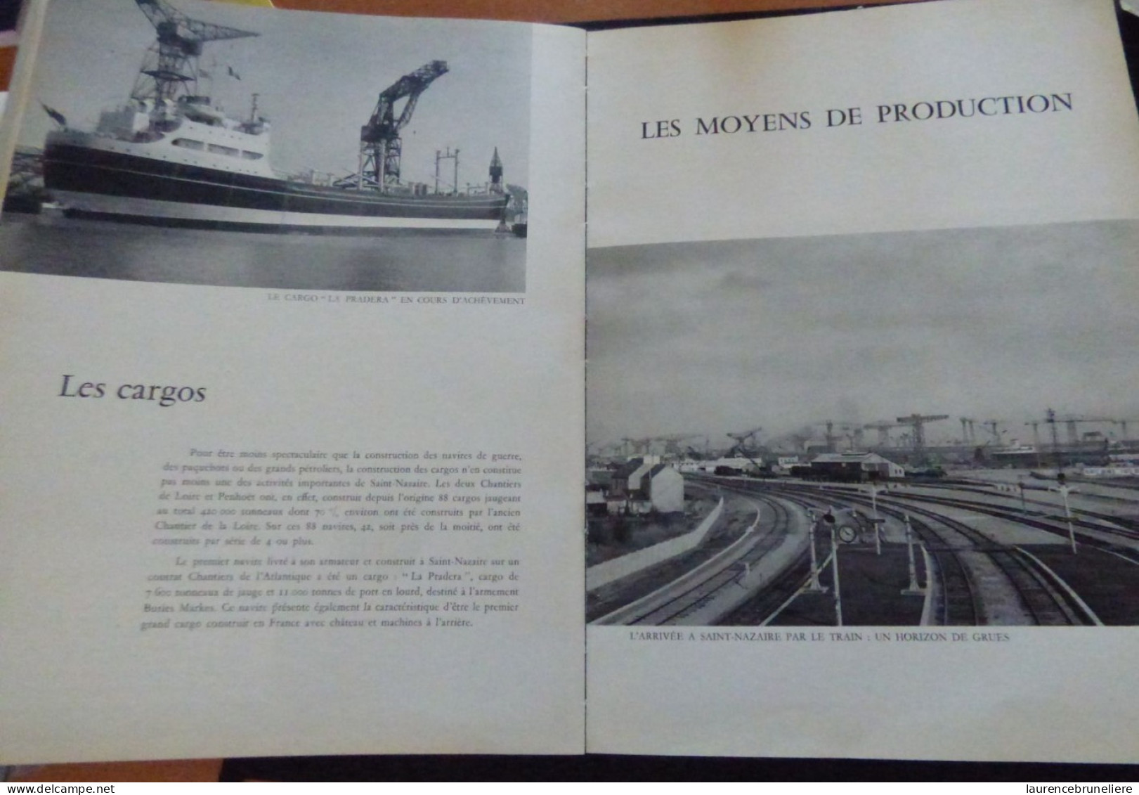 LIVRE -  LES CHANTIERS DE L'ATLANTIQUE - PANORAMA DES PAQUEBOTS ET CONSTRUCTIONS - SAINT-NAZAIRE