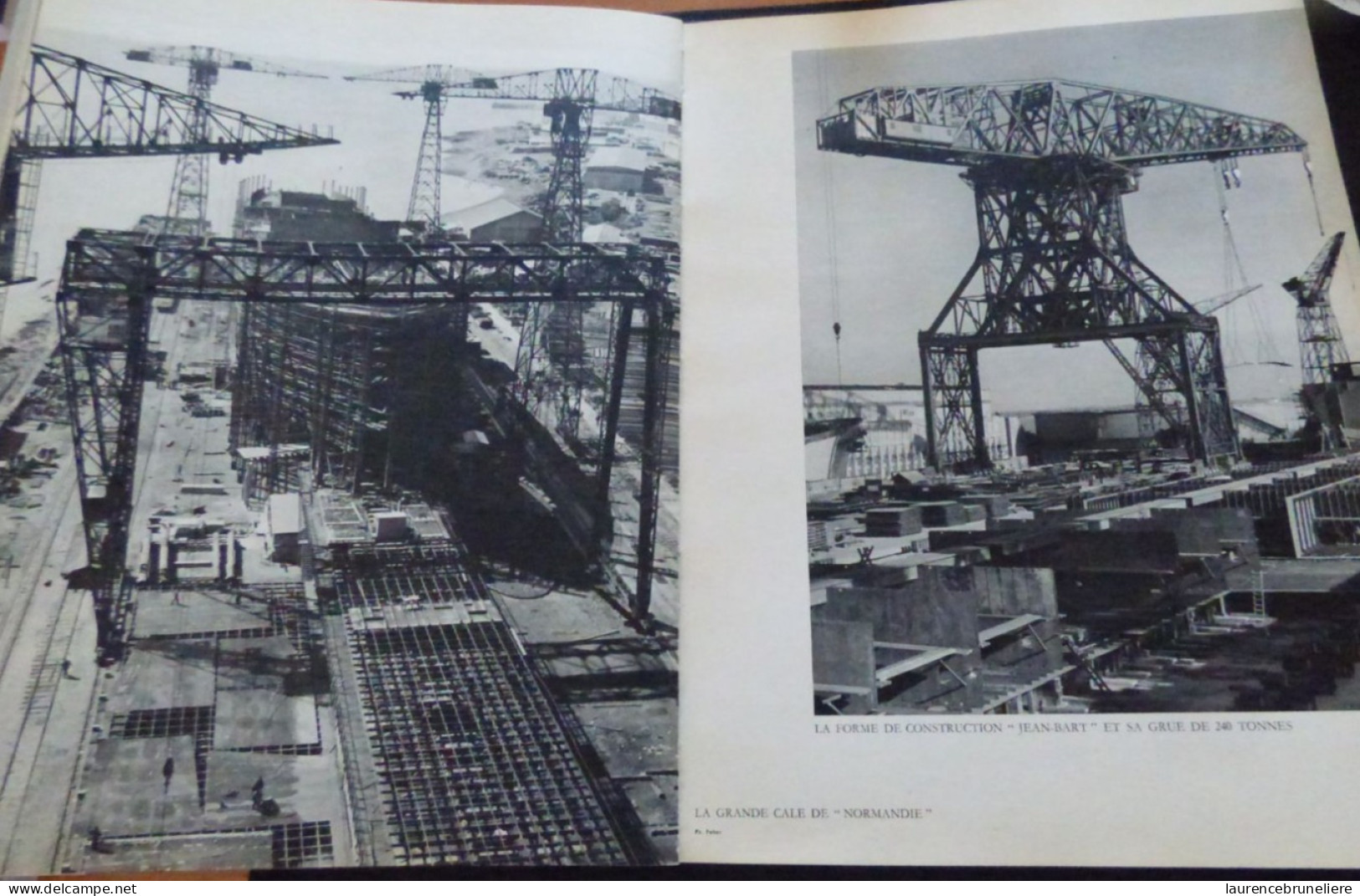 LIVRE -  LES CHANTIERS DE L'ATLANTIQUE - PANORAMA DES PAQUEBOTS ET CONSTRUCTIONS - SAINT-NAZAIRE