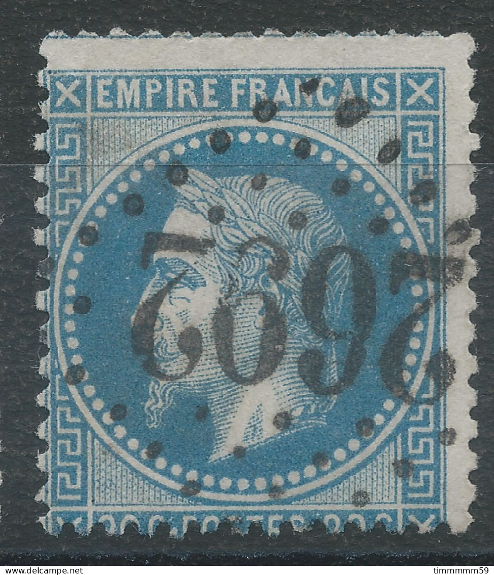 Lot N°77107   Variété/n°29B, Oblitéré GC 2692 Nouvion-et-Catillon, Aisne (2), Indice 7, Piquage - 1863-1870 Napoléon III Lauré