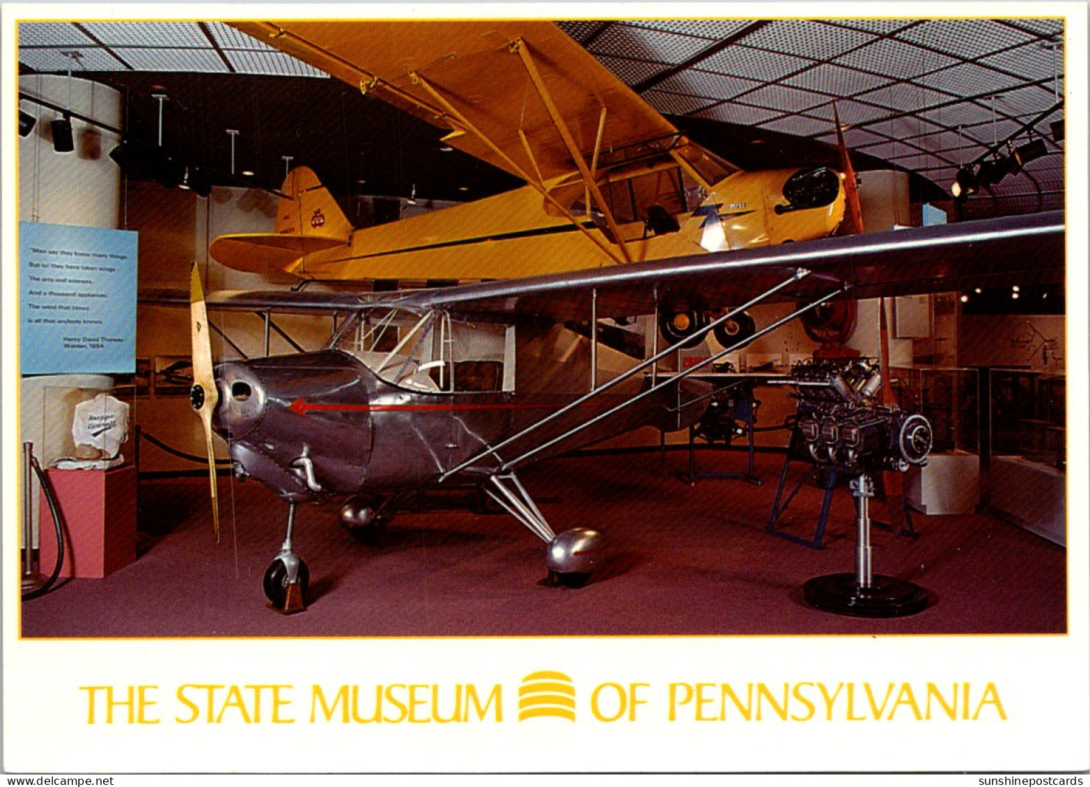 Pennsylvania Harrisburg State Museum Of Pennsylvania Airplanes Piper V Cub JC-65 & KA-1 Crusader - Harrisburg