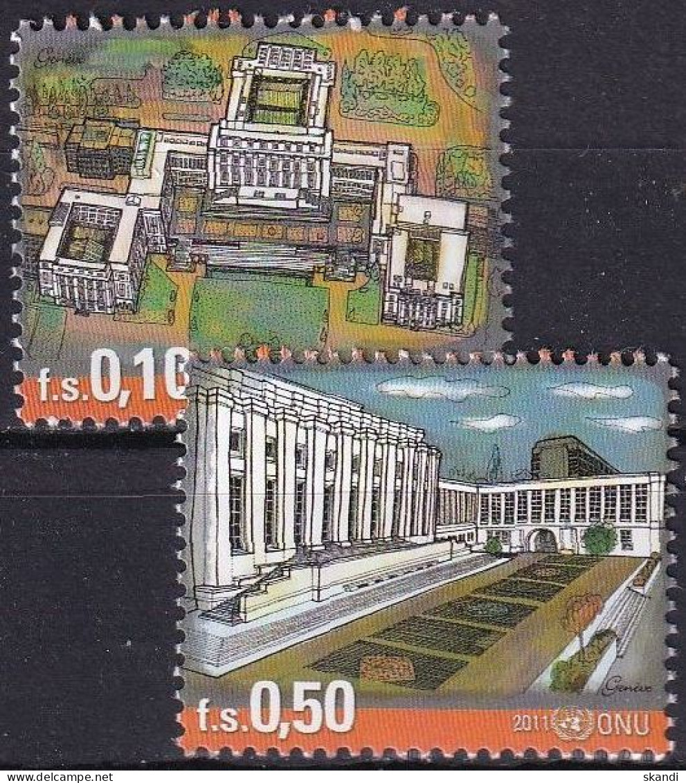 UNO GENF 2011 Mi-Nr. 741/42 ** MNH - Nuevos