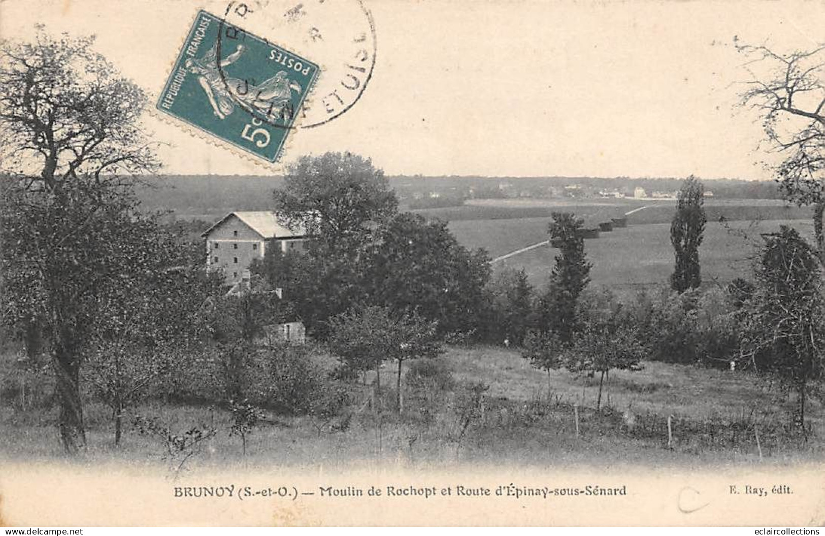 Brunoy            91         Moulin Dr Rochopt Et Route D'Epinay Sous Sénard     (voir Scan) - Brunoy