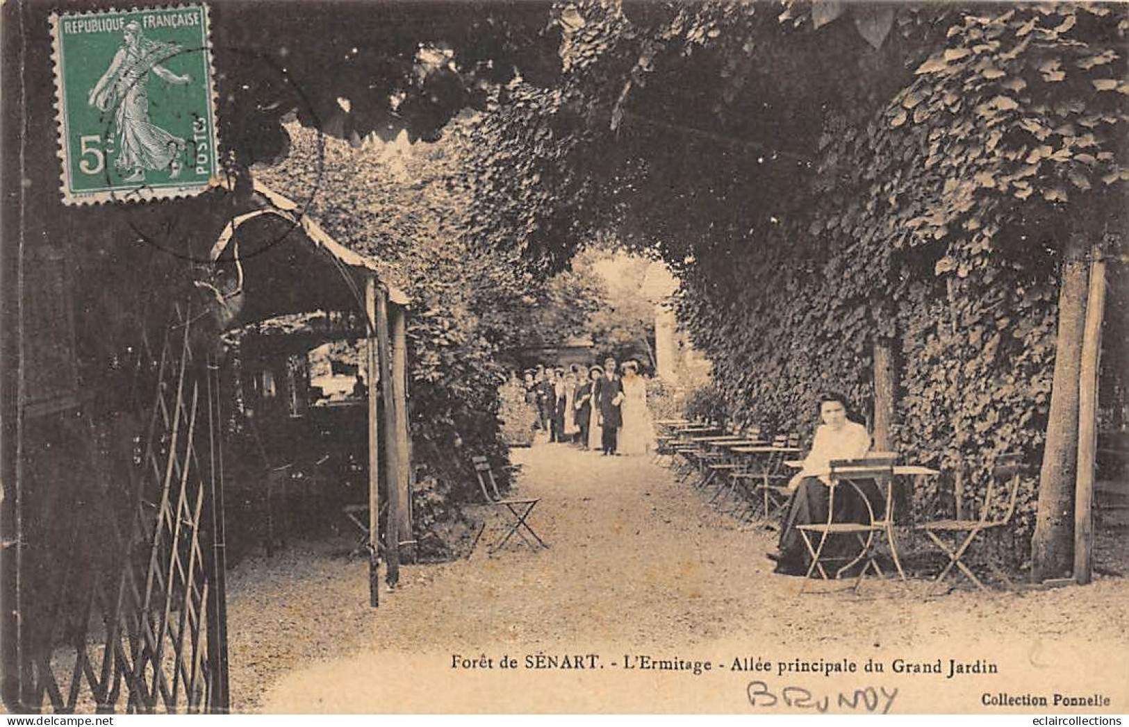 Brunoy            91          Forêt De Sénard .L'Ermitage . Allée Principale    (voir Scan) - Brunoy