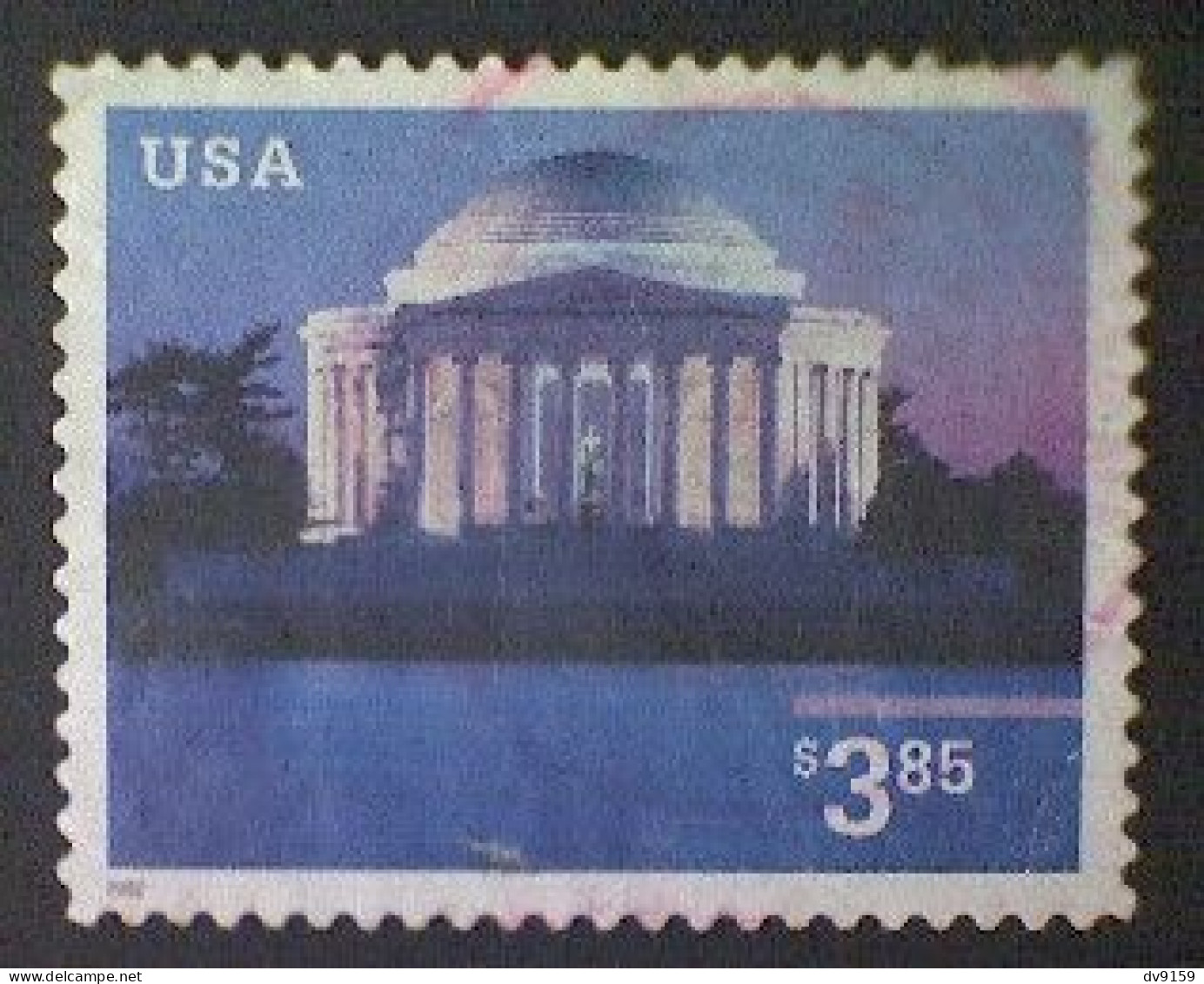 United States, Scott #3647, Used(o), 2002, Jefferson Memorial, $3.85, Multicolored - Gebruikt