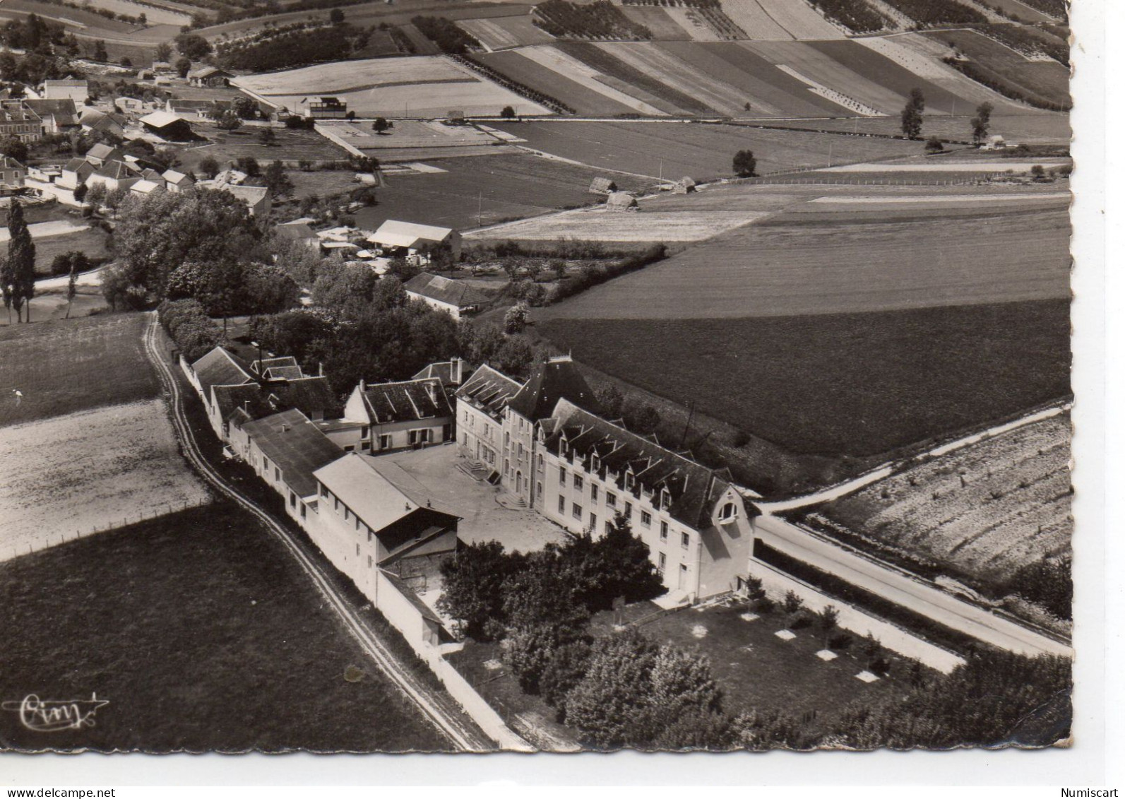 Saint-Bris-le-Vineux Belle Vue Aérienne Colonie De Vacances Montreuil - Saint Bris Le Vineux