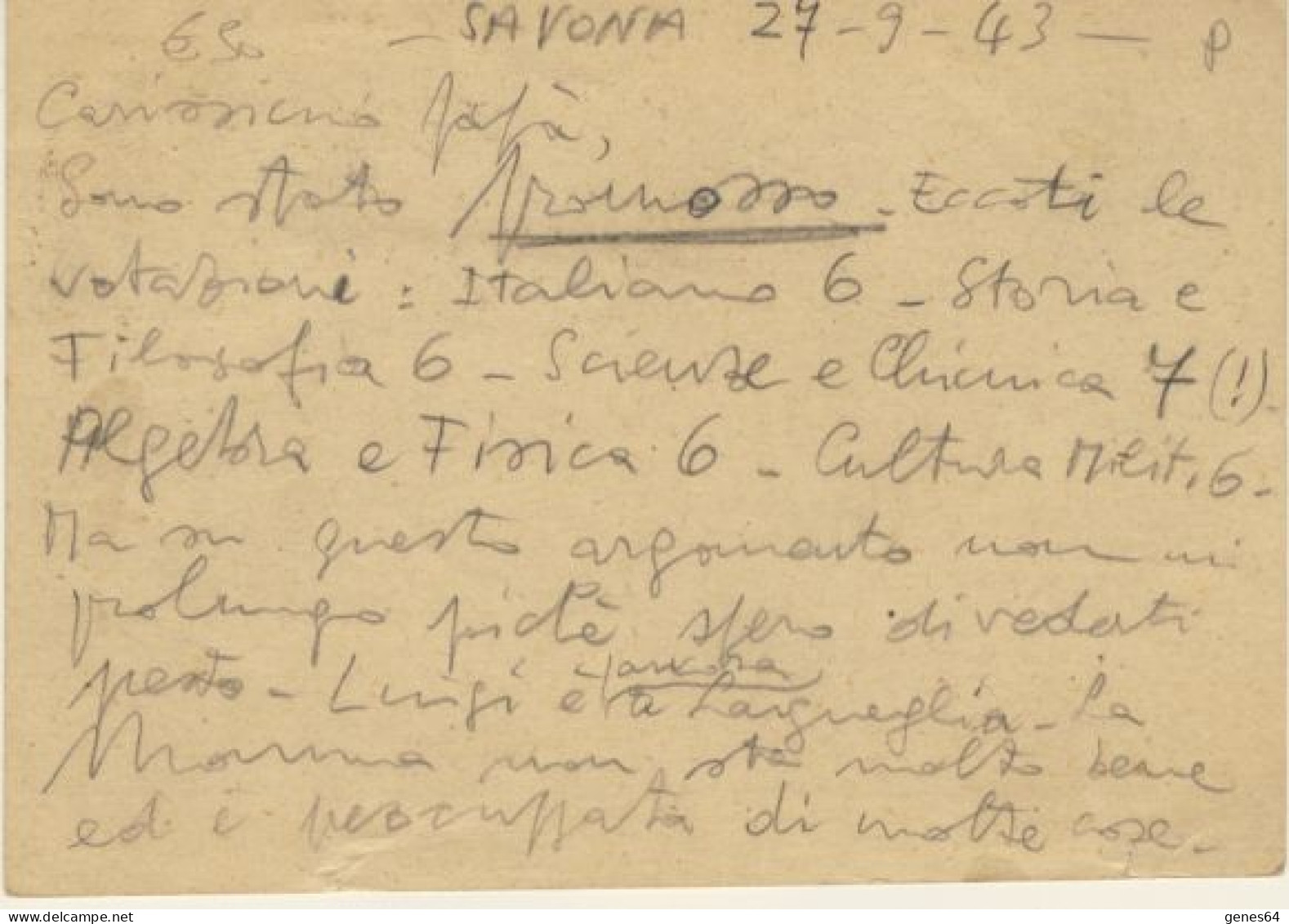 I.P. 30 C. Vinceremo Con Aggiunto Espresso L.1,25 Nei Primi Giorni Di RSI Il 28/09/1943 In Tariffa. (2 Immagini) - Interi Postali