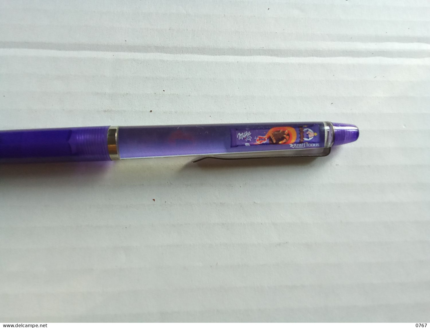 Stylo Bille Décor Barrette De Chocolat Milka Mobile  (bazarcollect28) - Schreibgerät