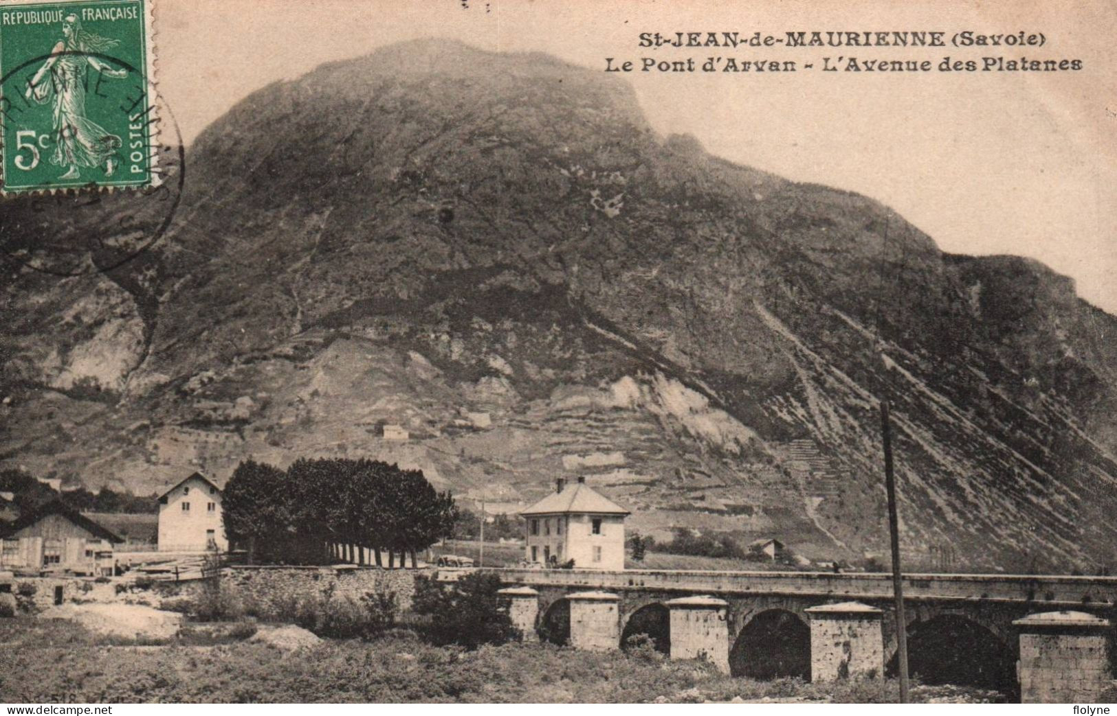 Saint Jean De Maurienne - Le Pont D'arvan - L'avenue Des Platanes - Saint Jean De Maurienne