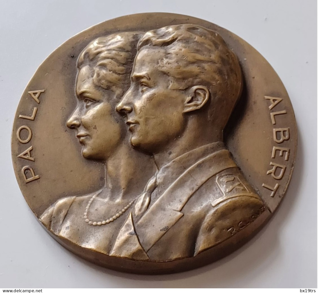 Belgique, Médaille, Paola Et Albert, René Cliquet - Royal / Of Nobility