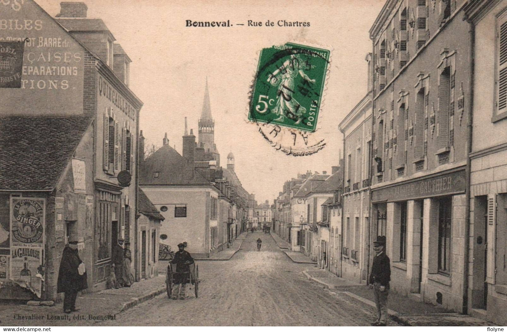 Bonneval - La Rue De Chartres - Quincaillerie - Bonneval