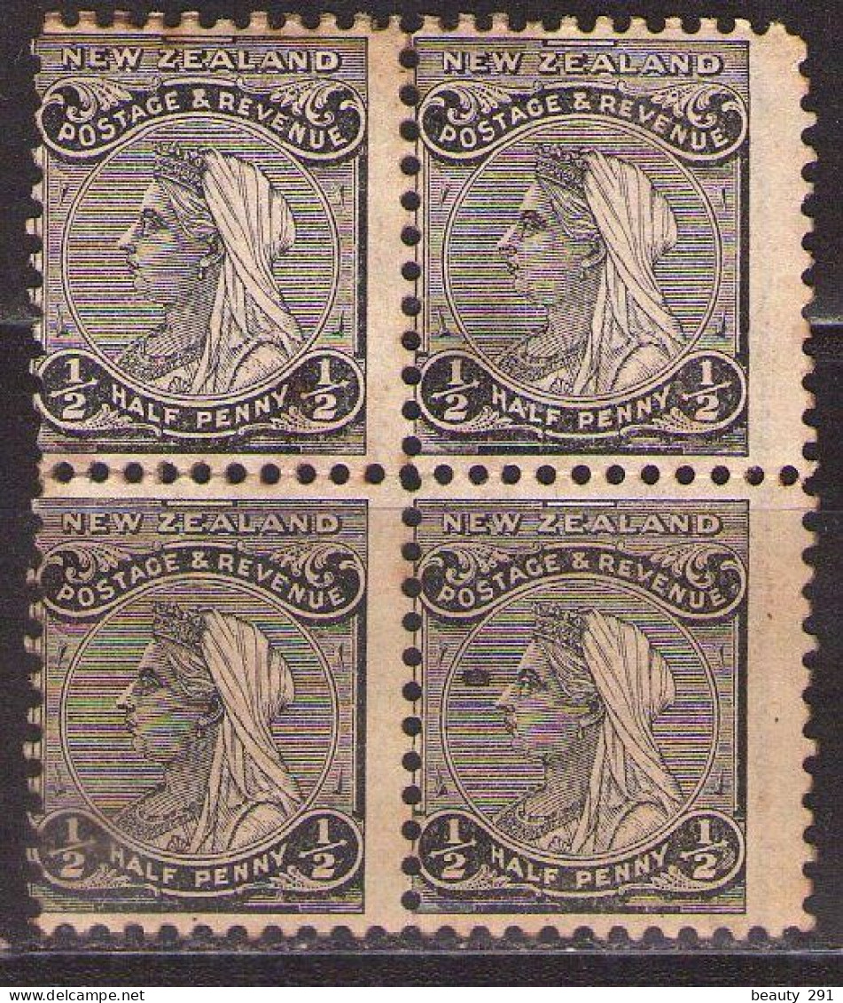NEW ZEALAND 1891 Mi 62C MH* - Unused Stamps
