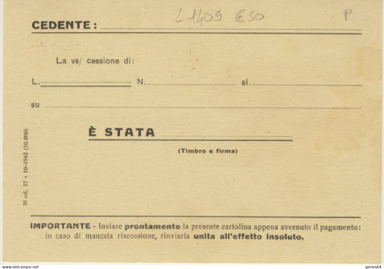 I.P. 30 C. Vinceremo Soprastampato Repubblica Sociale Italiana Con Fascio Di Emissione Privata Auotrizzata (2 Immagini) - Interi Postali