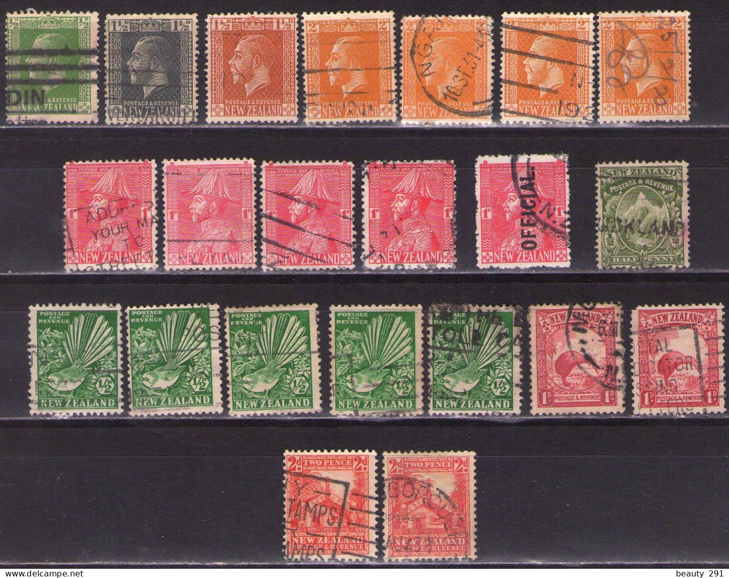 NEW ZEALAND LOT USED - Gebruikt