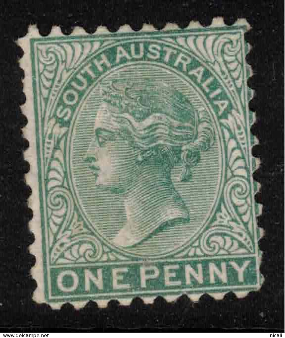 SOUTH AUSTRALIA 1876 1d Blue-green P10 SG 167 HM #CCU2 - Neufs