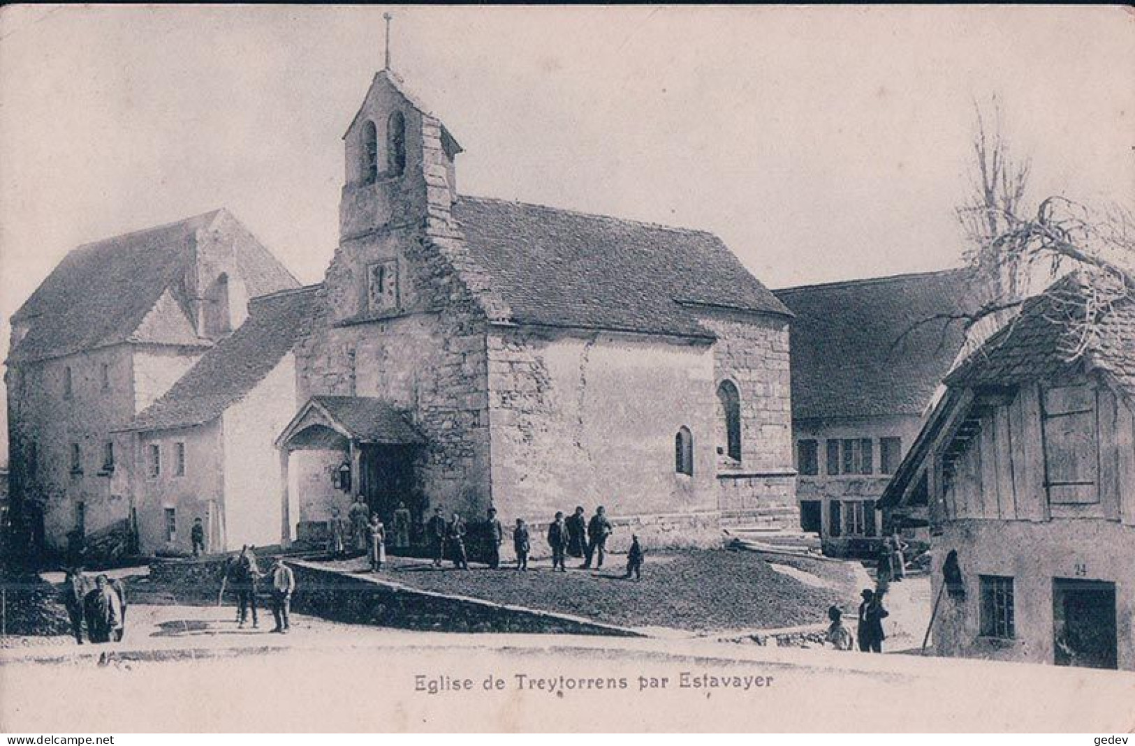 Treytorrens Payerne VD, Eglise De Treytorrens Par Estavayer (1890) - Payerne