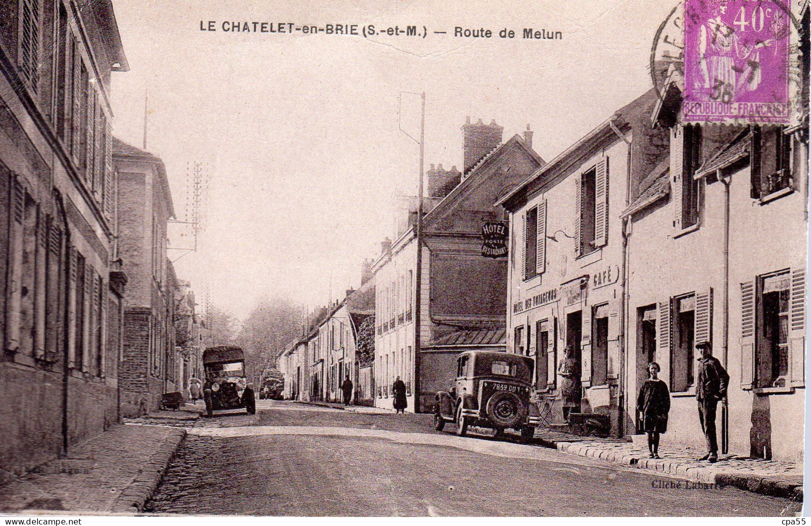 LE CHATELET EN BRIE  -  Route De Melun - Le Chatelet En Brie