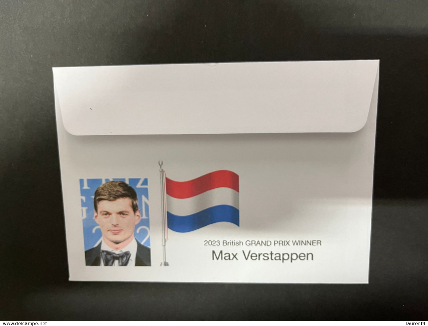 11-7-2023 (1 S 52) Formula One - 2023 British Grand Prix - Winner Max Verstappen (9 July 2023) OZ Formula 1 Stamp - Autres & Non Classés