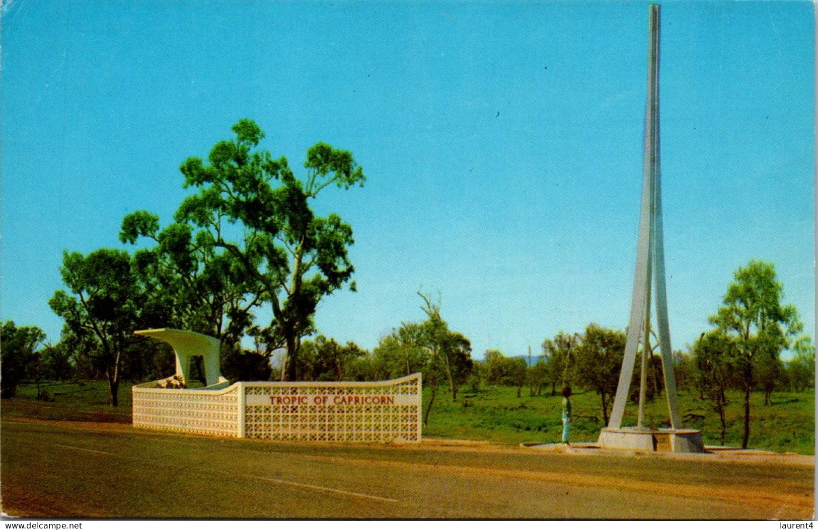 11-7-2023 (1 S 43)  Australia - Posted (no Stamp) Tropic Of Capricorn In Rockhampton - Sonstige & Ohne Zuordnung