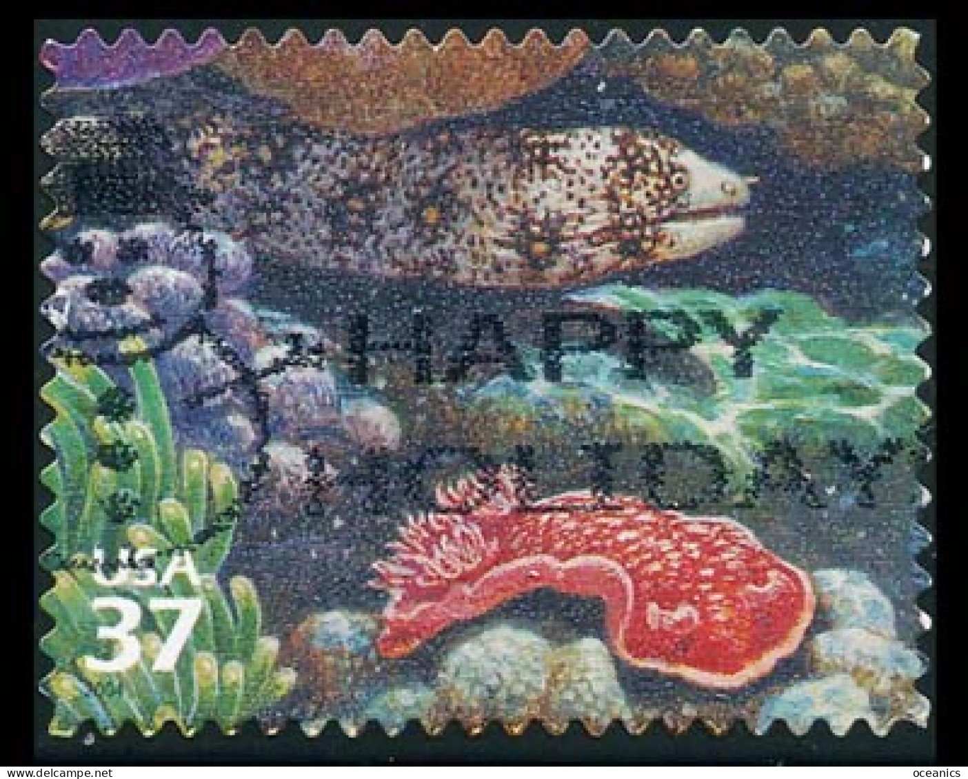 Etats-Unis / United States (Scott No.3831g - Récif De Coral Du Pacifique / Pacific Coral Reef) (o) - Gebruikt