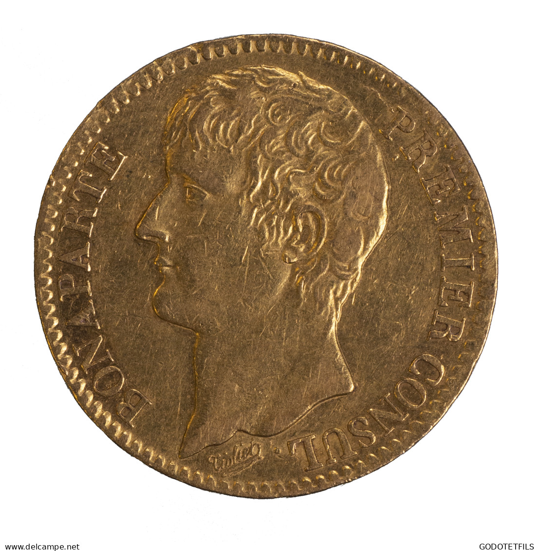 40 Francs Bonaparte Premier Consul AN 11 Paris - 40 Francs (goud)