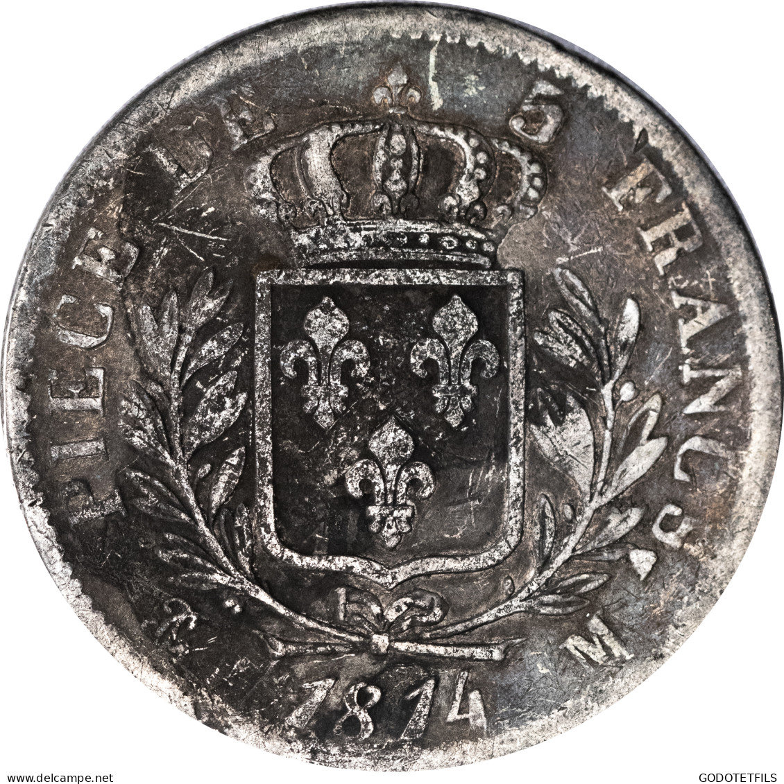 Restauration - Louis XVIII-5 Francs- 1814-Toulouse - 5 Francs