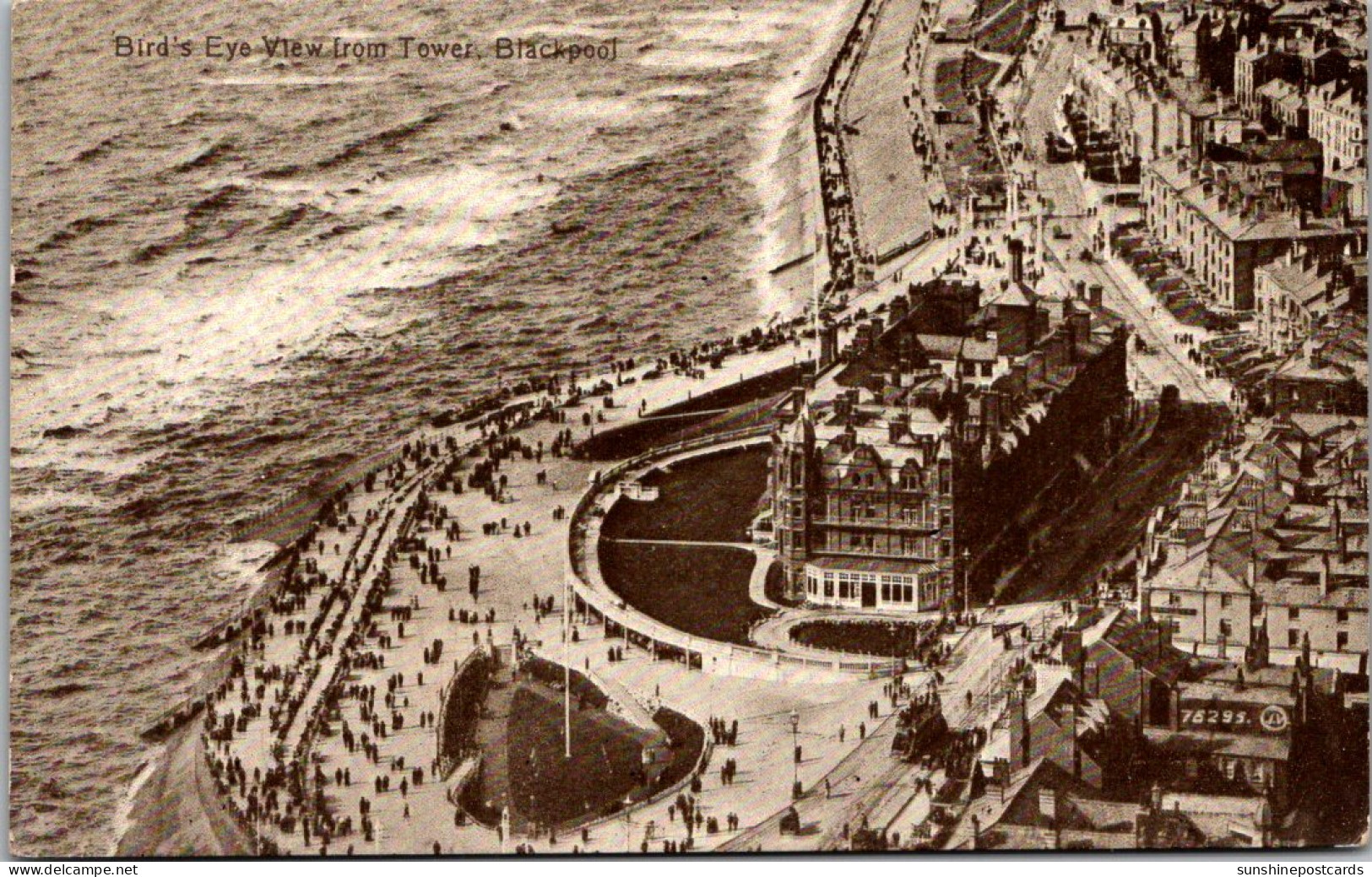 England Blackpool Birds Eye View From Tower - Blackpool