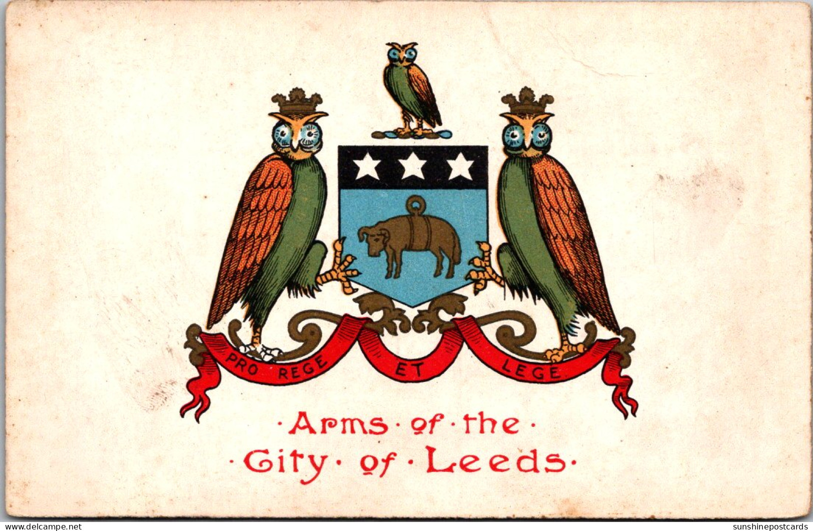 England Leeds Armas Of The City - Leeds