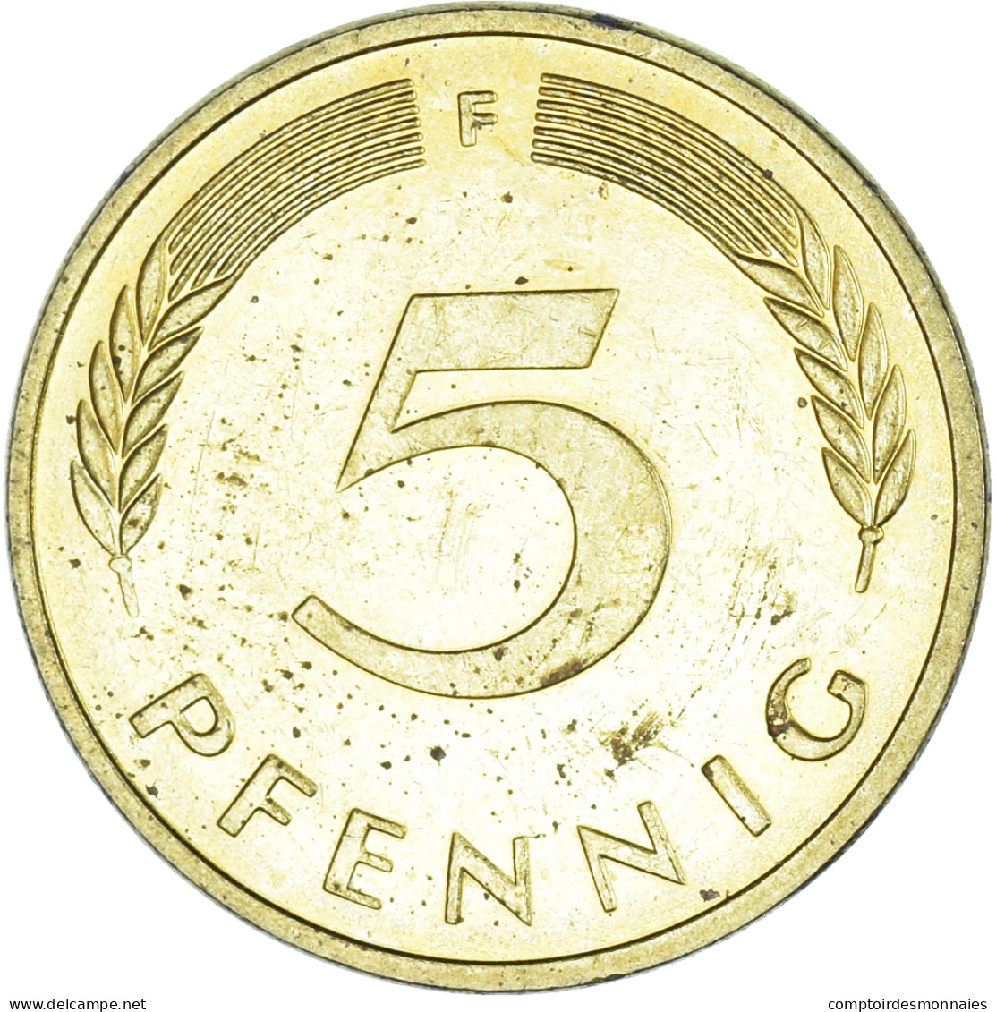 Monnaie, République Fédérale Allemande, 5 Pfennig, 1996 - 5 Pfennig