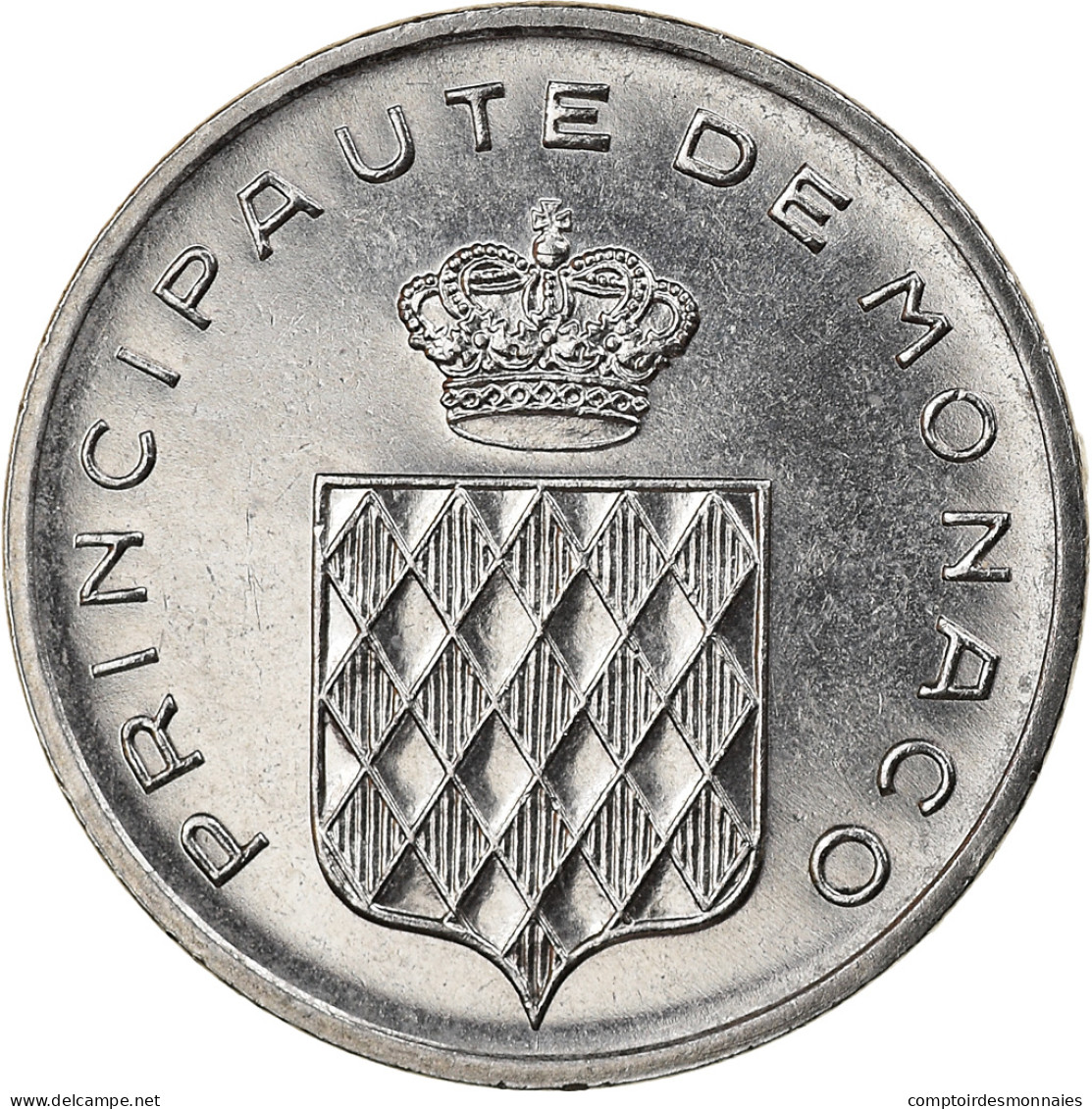 Monnaie, Monaco, Rainier III, Centime, 1977, SPL, Stainless Steel, Gadoury:MC - 1960-2001 Nouveaux Francs