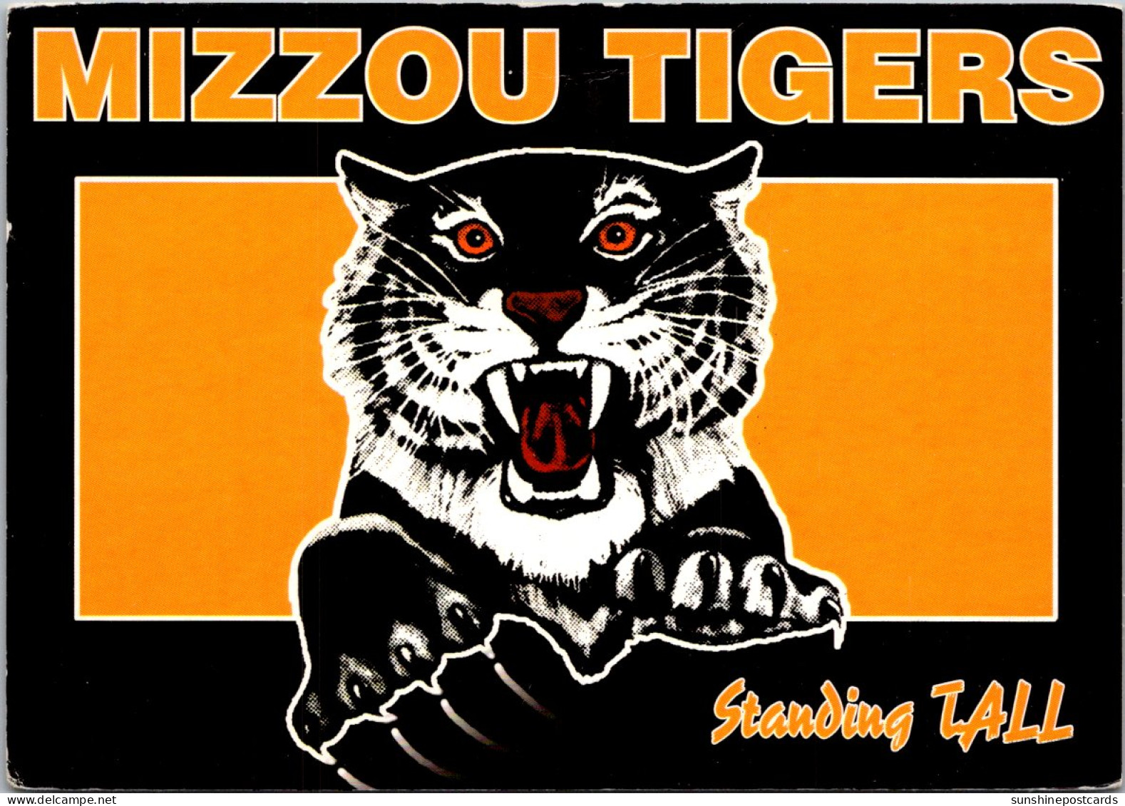 Missouri Columbia University Of Missouri "Fighting Tigers" Mascot Mizzou Tigers - Columbia